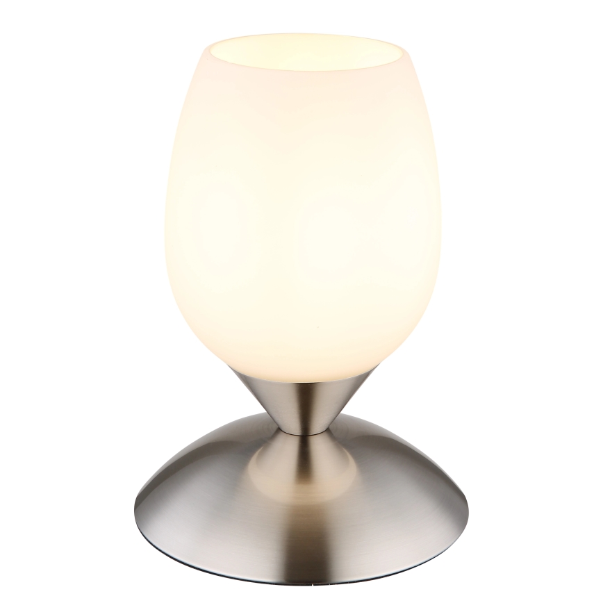 Globo - Tafel aanraken lamp 1xE14/25W/230V mat chroom