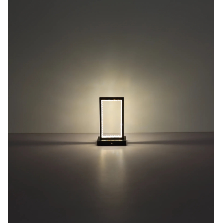 Globo - LED dimbare touch tafellamp LED/3W/3,7V 2700K/4000K/6500K 1800 mAh USB zwart