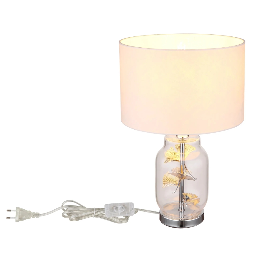 Globo - Lampe de table 1xE27/40W/230V blanc