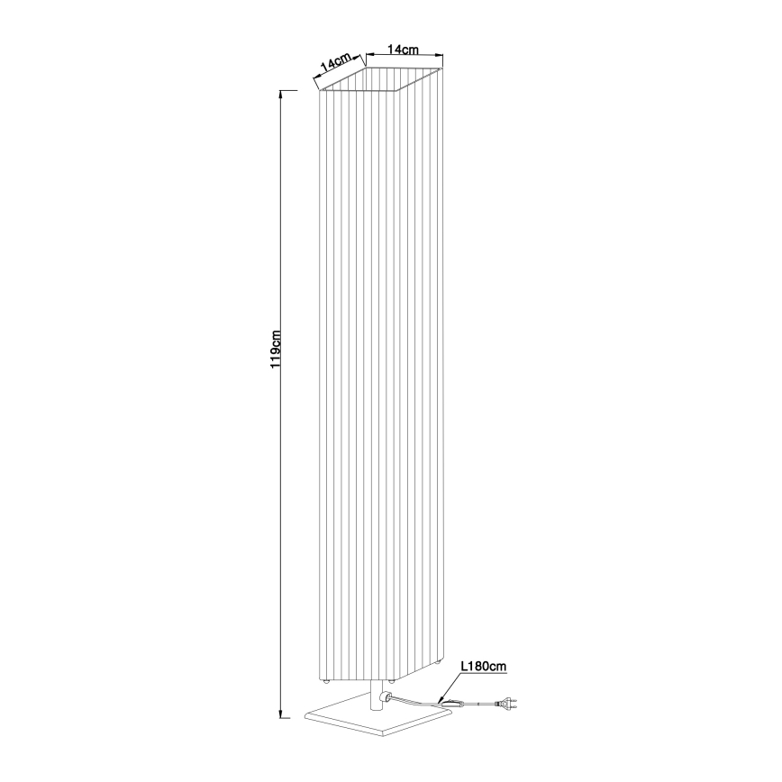 Globo - Vloerlamp 2xE27/40W/230V