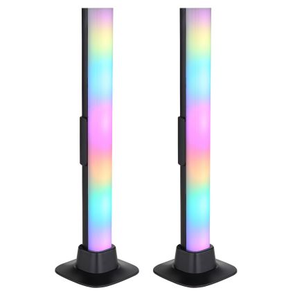 Globo RGB- SET 2x LED RGB Dimbaar tafellamp 2in1 LED/2W/5V USB Wi-Fi Tuya