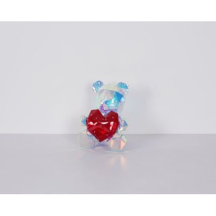 Globo - Décoration de table LED en coffret cadeau LED/6W/5V USB Ours