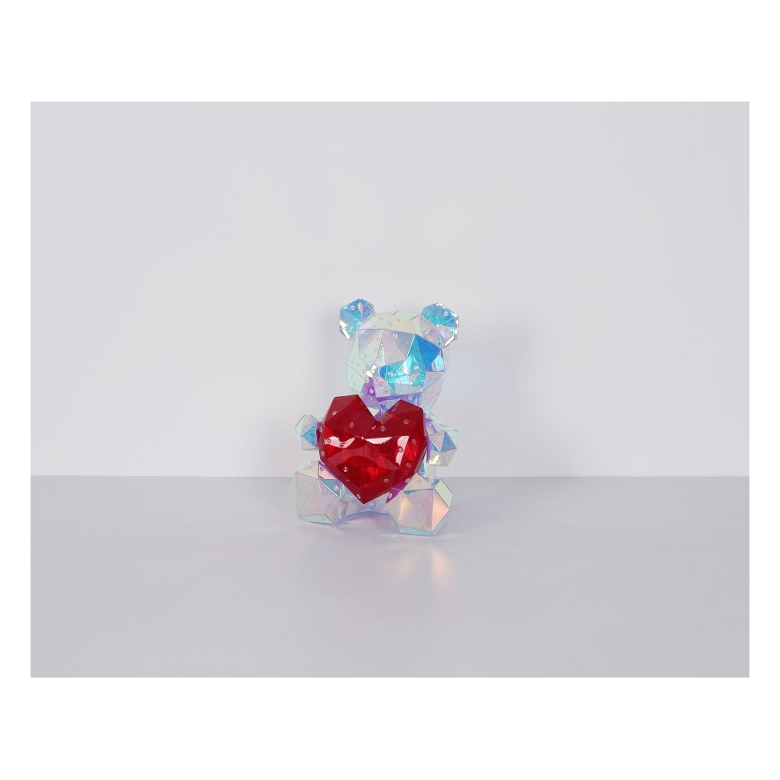 Globo - Décoration de table LED en coffret cadeau LED/6W/5V USB Ours