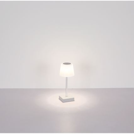 Globo - LED dimbare touch bureaulamp LED/2W/5V 3000/4500/6500K 800 mAh zilver
