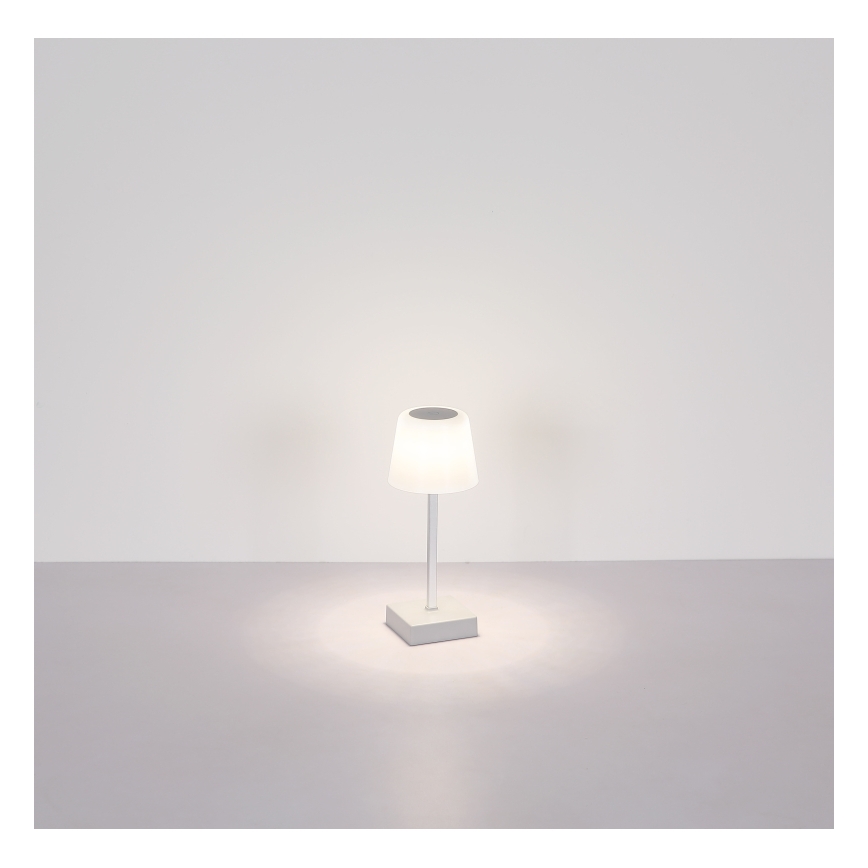 Globo - LED dimbare touch bureaulamp LED/2W/5V 3000/4500/6500K 800 mAh zilver