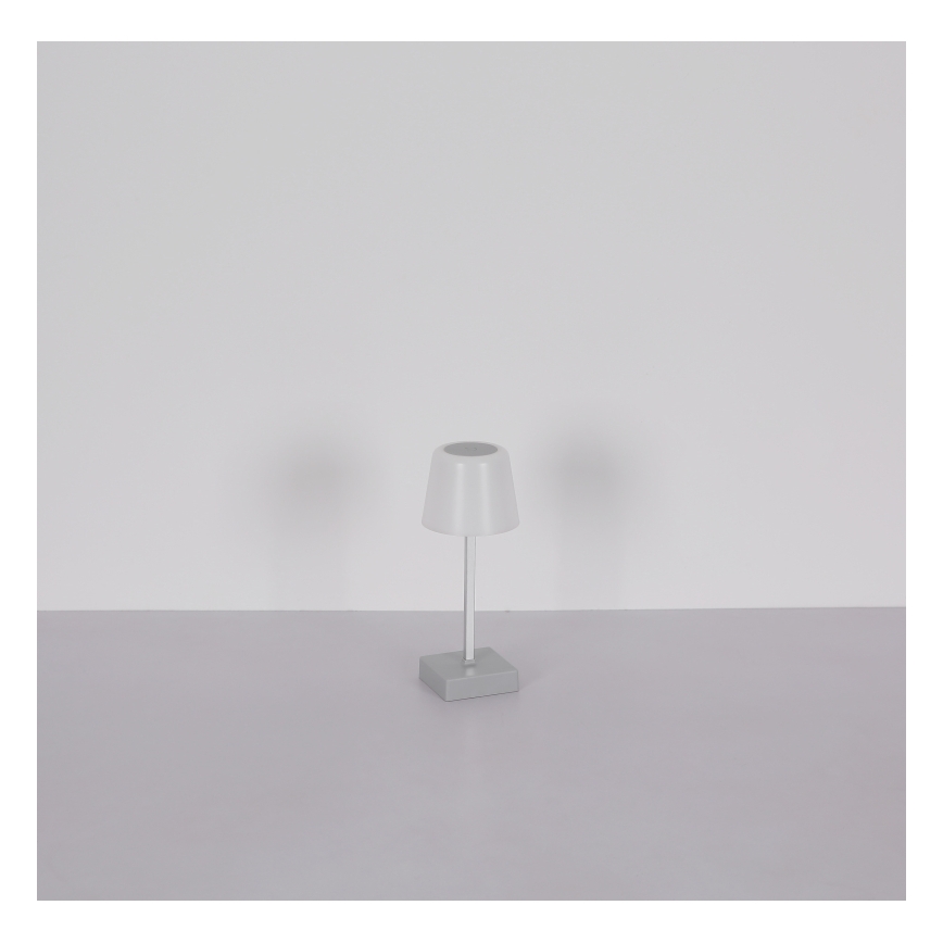 Globo - LED dimbare touch bureaulamp LED/2W/5V 3000/4500/6500K 800 mAh zilver