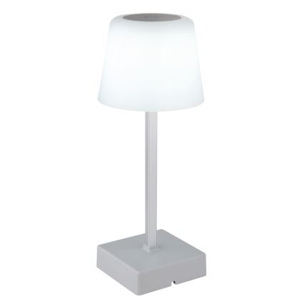 Globo - LED dimbare touch bureaulamp LED/2W/5V 3000/4500/6500K 800 mAh zilver