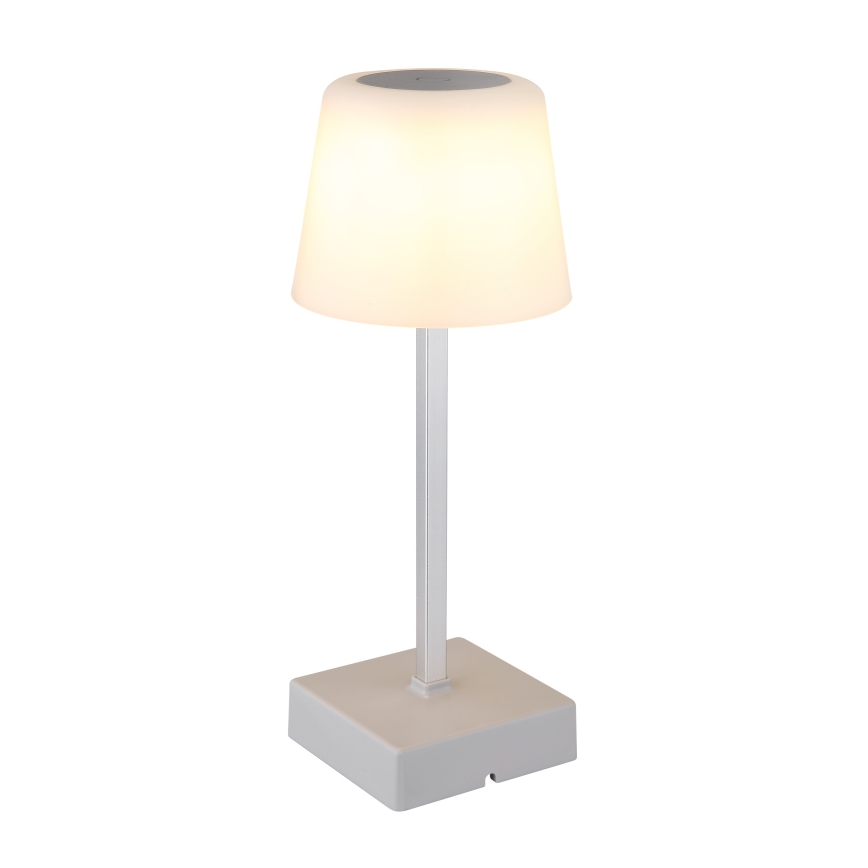 Globo - Lampe de table tactile LED dimmable LED/2W/5V 3000/4500/6500K 800 mAh argentée