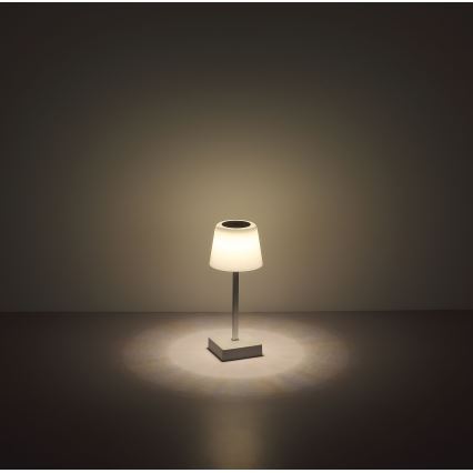 Globo - LED dimbare touch tafellamp LED/2W/5V 3000/4500/6500K 800 mAh wit