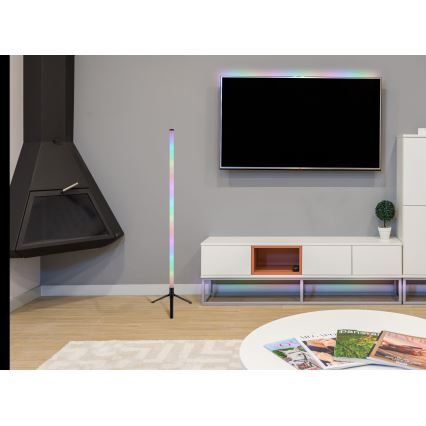 Globo - Lampadaire RGB à intensité variable LED/7W/5V + Télécommande