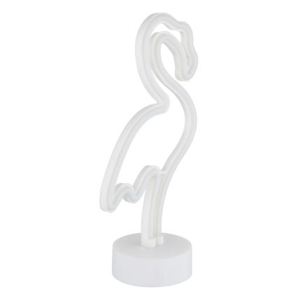 Globo - Décoration de table LED Néon LED/2W/3xAA flamant rose