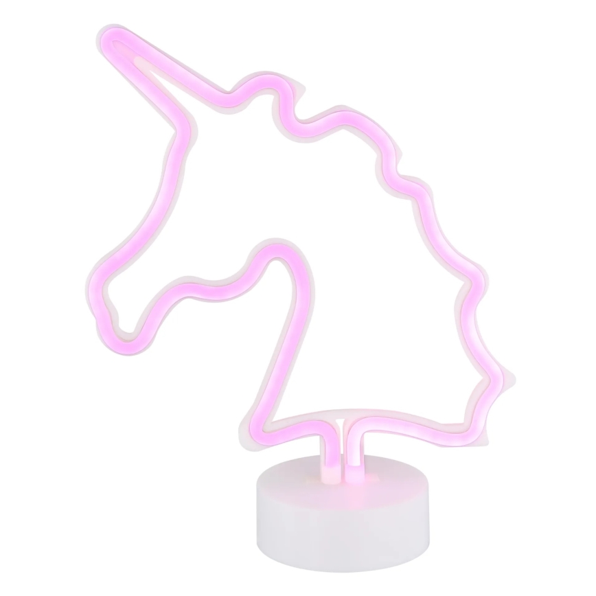 Globo - Décoration de table néon LED/2W/3xAA licorne