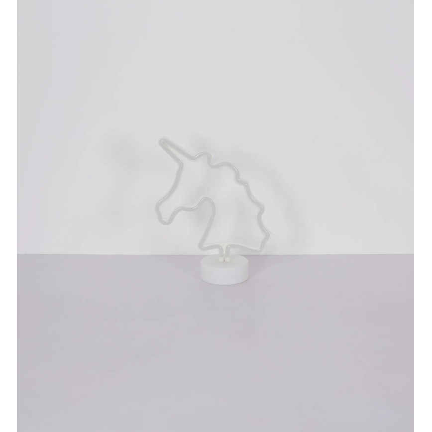 Globo - Décoration de table LED néon LED/2W/3xAA licorne