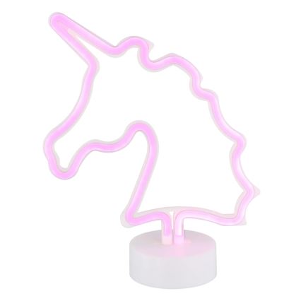 Globo - Décoration de table LED néon LED/2W/3xAA licorne