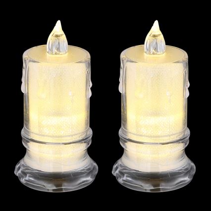 Globo - ENSEMBLE 2x Bougie LED LED/0,25W/3xLR1130