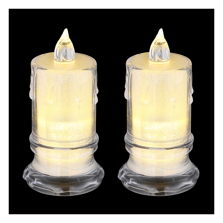 Globo - ENSEMBLE 2x Bougie LED LED/0,25W/3xLR1130