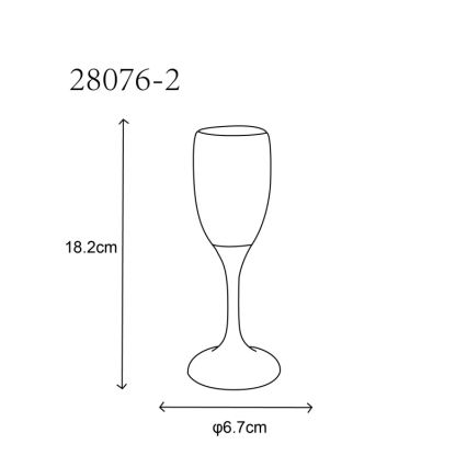 Globo - ENSEMBLE 2x LED Verre LED/0,06W/2xCR2032