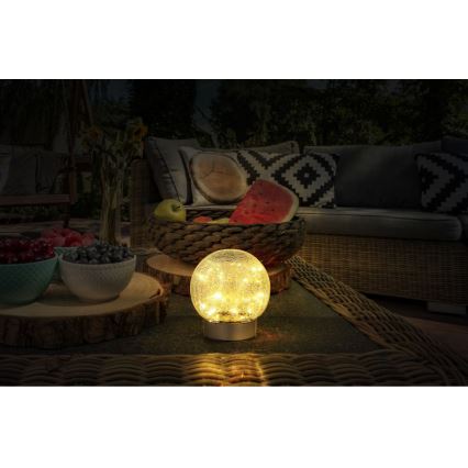 Globo - LED Decoratieve oplaadbare tafellamp 25xLED/0,06W/5V 600 mAh IP44