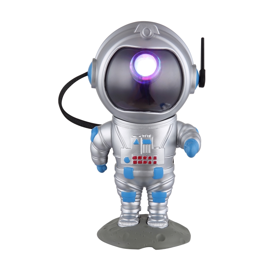 Globo - Lampe de bureau LED RGB LED/4,5W/5V astronaute argentée