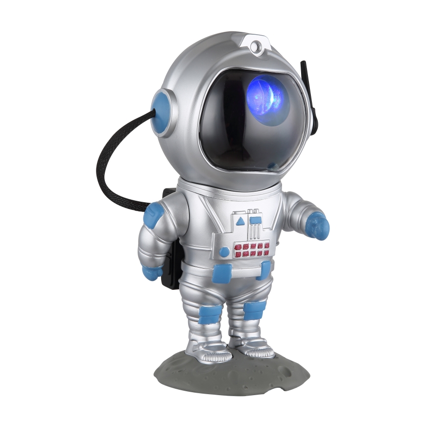 Globo - Lampe de bureau LED RGB LED/4,5W/5V astronaute argentée