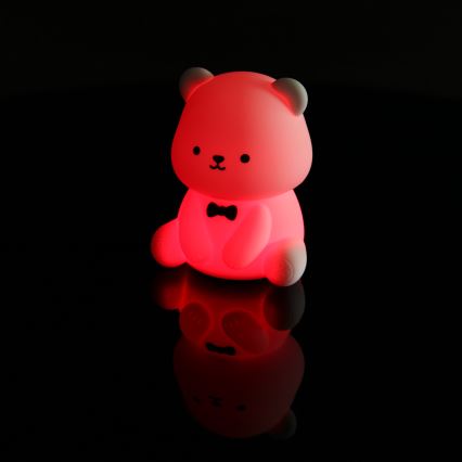 Globo - Veilleuse enfant rechargeable LED RGBW dimmable LED/1W/5V 1200 mAh motif ours