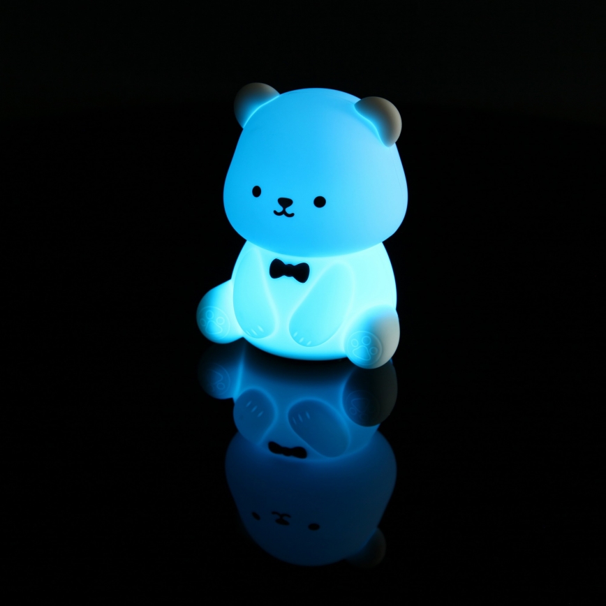Globo - Veilleuse enfant rechargeable LED RGBW dimmable LED/1W/5V 1200 mAh motif ours