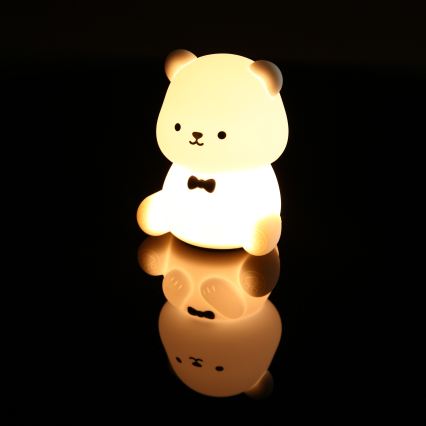 Globo - Veilleuse enfant rechargeable LED RGBW dimmable LED/1W/5V 1200 mAh motif ours