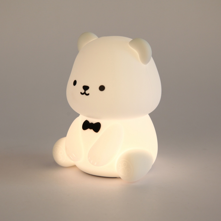Globo - Veilleuse enfant rechargeable LED RGBW dimmable LED/1W/5V 1200 mAh motif ours