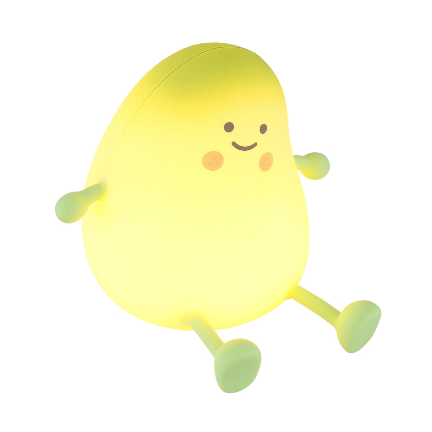 Globo - RGBW LED dimbaar oplaadbaar nachtlampje voor kinderen, LED/2W/5V, 1200 mAh, mango