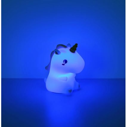 Globo - Veilleuse de nuit rechargeable pour enfants LED RGBW dimmable LED/1,5W/5V 1200 mAh licorne