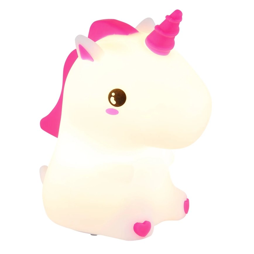 Globo - Veilleuse de nuit rechargeable pour enfants LED RGBW dimmable LED/1,5W/5V 1200 mAh licorne