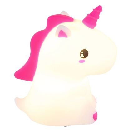 Globo - Veilleuse de nuit rechargeable pour enfants LED RGBW dimmable LED/1,5W/5V 1200 mAh licorne