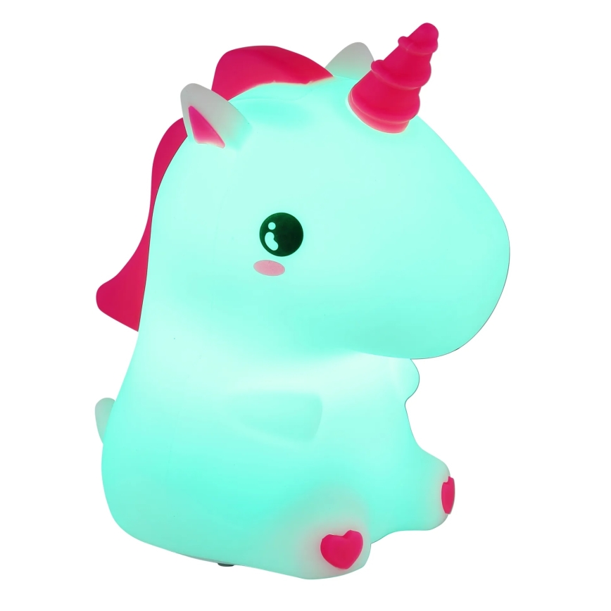 Globo - Veilleuse de nuit rechargeable pour enfants LED RGBW dimmable LED/1,5W/5V 1200 mAh licorne