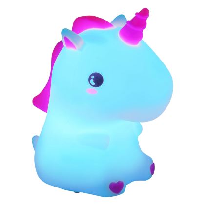 Globo - Veilleuse de nuit rechargeable pour enfants LED RGBW dimmable LED/1,5W/5V 1200 mAh licorne