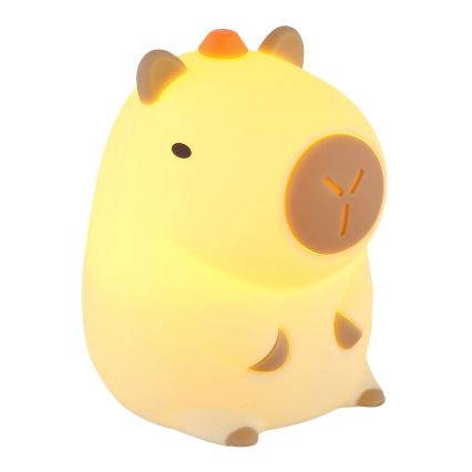 Globo - Veilleuse rechargeable pour enfants LED RGBW dimmable LED/1,5W/5V 1200 mAh capybara