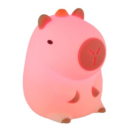 Globo - Veilleuse rechargeable pour enfants LED RGBW dimmable LED/1,5W/5V 1200 mAh capybara