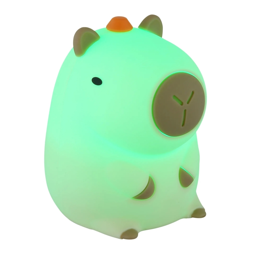 Globo - Veilleuse rechargeable pour enfants LED RGBW dimmable LED/1,5W/5V 1200 mAh capybara