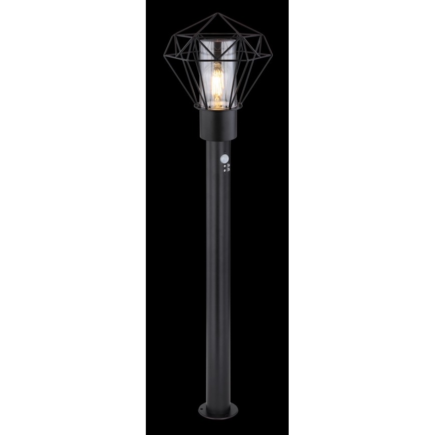 Globo - Buitenlamp met sensor 1x E27 / 15W / 230V IP44