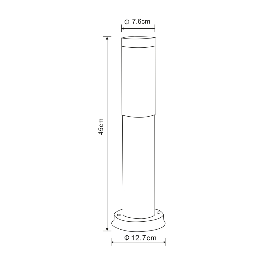 Globo - Lampe d'extérieur 1xE27/23W/230V 45 cm IP44