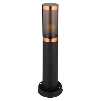 Globo - Buitenlamp 1xE27/23W/230V IP44 45 cm zwart/koper
