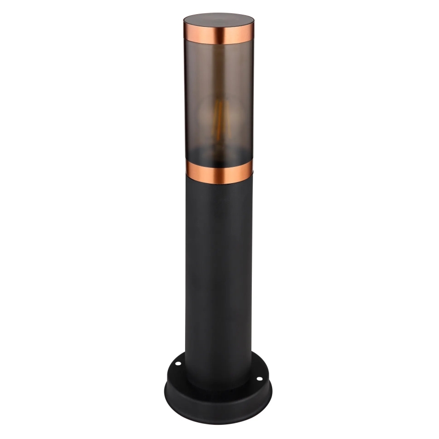 Globo - Buitenlamp 1xE27/23W/230V IP44 45 cm zwart/koper