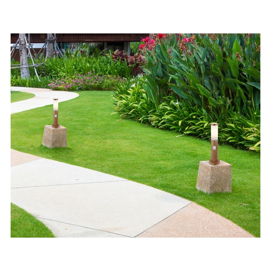 Globo - Lampe d'extérieur équipée d'un détecteur 1xE27/15W/230V 45 cm IP44