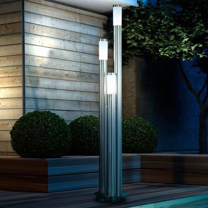 Globo - Buitenlamp 3xE27/60W/230V 170 cm IP44