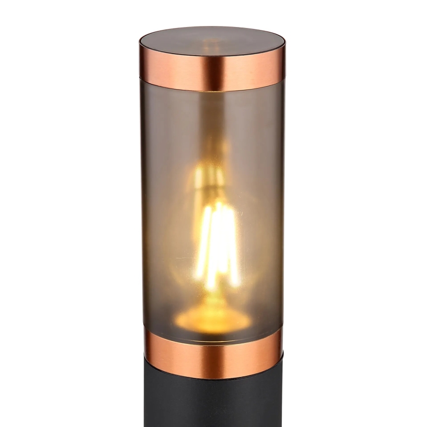 Globo - Buitenlamp 1xE27/23W/230V IP44 110 cm zwart/koper