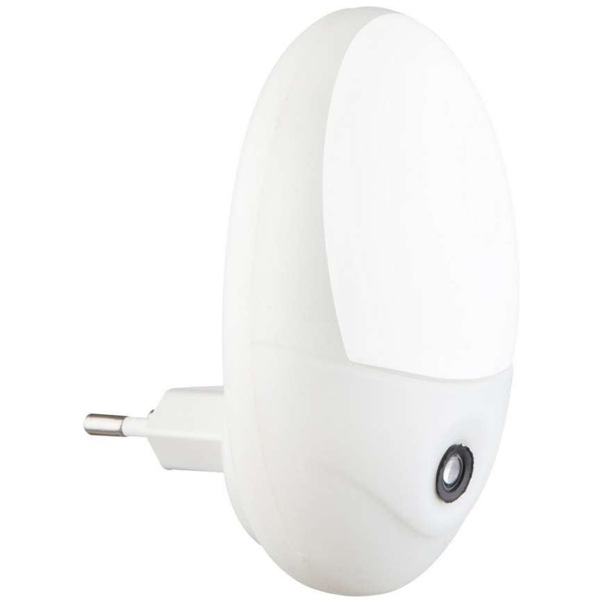 Globo - LED Lampe d'orientation sur prise avec détecteur 4xLED/0,6W/230V 6500K