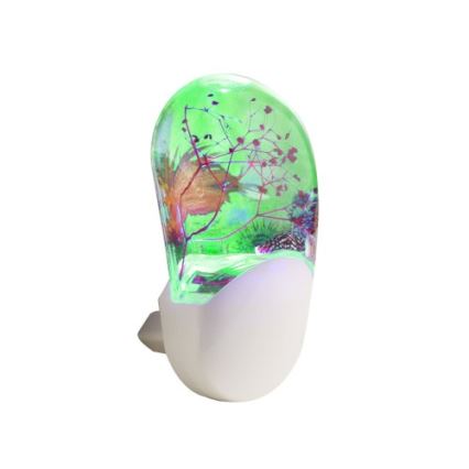 Globo 31937 - Éclairage d'orientation RGB sur prise ENIO 3xLED-RGB/0,07W/230V