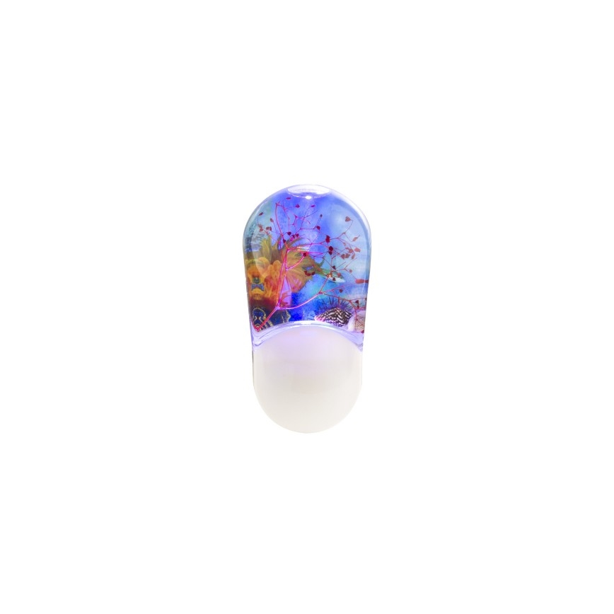 Globo 31937 - LED RGB Oriëntatie stopcontact licht ENIO 3xLED-RGB/0,07W/230V