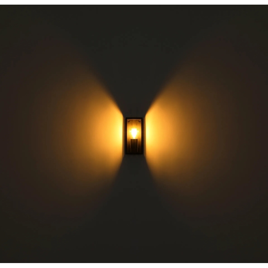 Globo - Wandlamp voor buiten 1xE27/60W/230V IP44 zwart