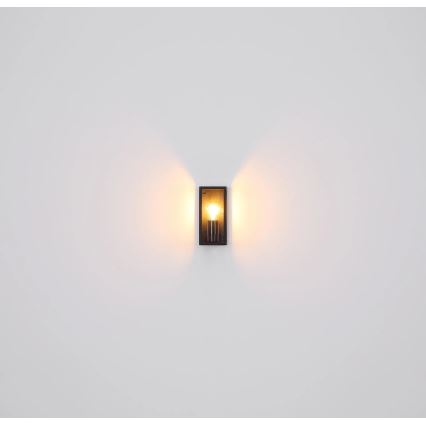 Globo - Wandlamp voor buiten 1xE27/60W/230V IP44 zwart
