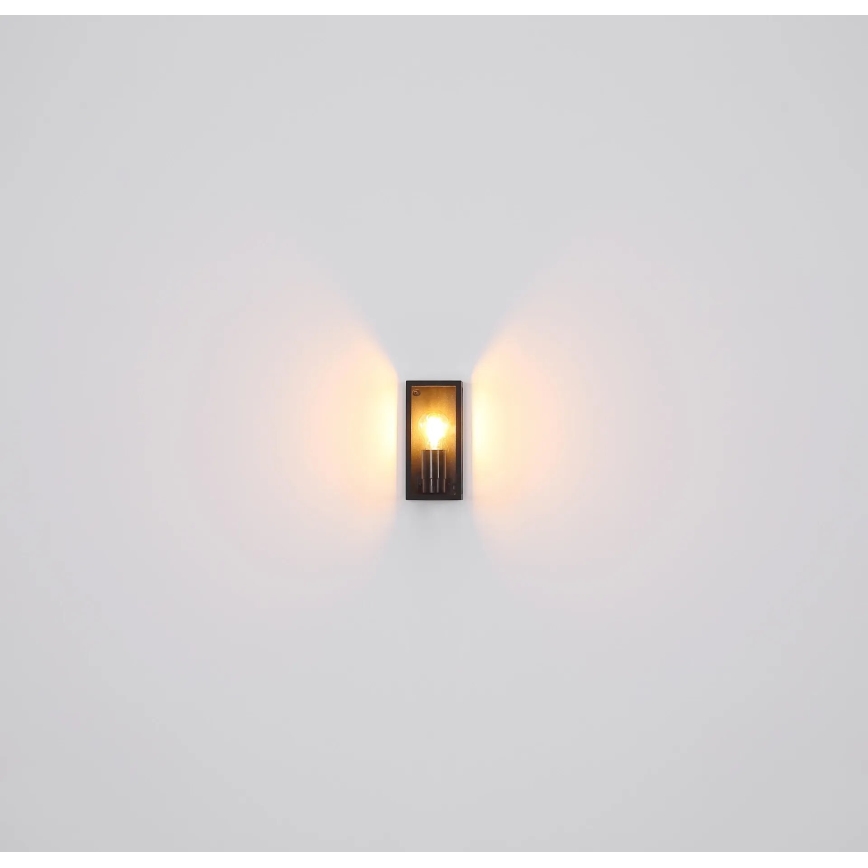 Globo - Wandlamp voor buiten 1xE27/60W/230V IP44 zwart